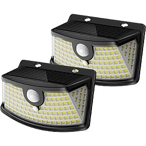 Prime: Aootek New Solar Motion Sensor Lights (Daylight White): 2-Pack $5.99, 6-Pack $16.49 + Free Shipping