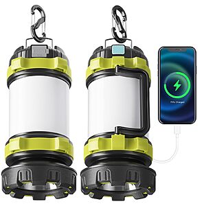 Amazon – 2-Pack AlpsWolf Rechargeable Camping Lanterns - $19.99 w/ Code