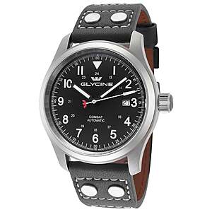 40mm Glycine  Combat Field Men's Automatic Watch - 10 Models -$359 + Free S/H