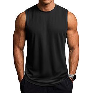 Amazon – ZITY Men's Quick-Dry UPF 50+ Sleeveless Workout Shirt - $7.49 w/ Code