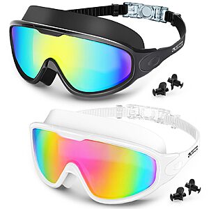 Amazon - Water Space 2 Pack Swim Goggles for Adult Youth - $4.99