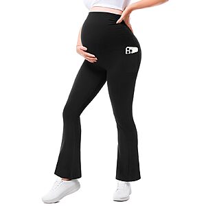 Amazon – Walifrey Maternity Flared Leggings w/ Pockets - $5.49 w/ Code