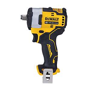 DEWALT XTREME 12-volt Max Variable Speed Brushless 1/2-in Drive Cordless Impact Wrench (Battery Not Included and Charger Not Included) in Yellow $99