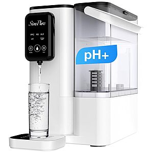 SimPure Y9A 300GPD Alkaline Countertop Reverse Osmosis Water Filter System $199.99 + Free Shipping