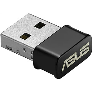 $7.99: ASUS USB-AC53 Nano AC1200 Dual-Band Wi-Fi 5 USB Network Adapter(Black) at BestBuy