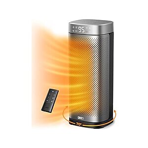 $33.86 | DREO Space Heaters for Indoor Use, Fast Heating Portable Heater with Remote at Woot!