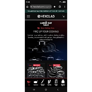 Hexclad Labor Day sale up to 52% off.