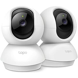 [Resale, AC] $19.30 | 2-Pk Tapo C210P2 2K Pan/Tilt Indoor Security Camera (Used - Like New) at Amazon