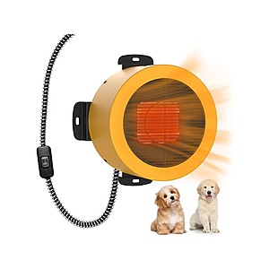 TURBRO 400W Dog House Heater w/ Built-In Fan & IPX4 Waterproof Controller $38.99 + Free Shipping w/ Prime or $6 Fee per Order