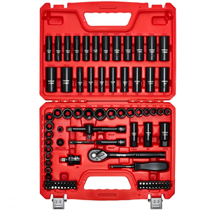 VEVOR 96-Piece 3/8" Drive Impact Socket Set, SAE/Metric $32.79 Shipped