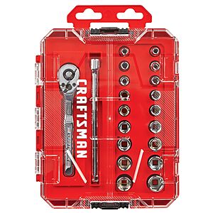 20-Piece CRAFTSMAN 1/4" Drive Mechanics Tool Set (CMMT12108) $19.98 + Free In-Store Pickup at Lowes