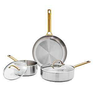 GreenPan Reserve Stainless Steel 5-piece Cookware Set $129.99 free shipping Costco.com