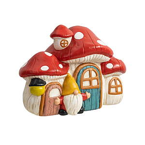 Mainstays Weather-Resistant Mushroom Village Outdoor Garden Statue, $11.88, Walmart