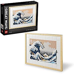 $79.95 | 1810-Piece LEGO Art Hokusai - The Great Wave (31208, 2023) at Amazon