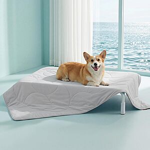 40"x50" ZOMISIA Q-MAX>0.5 Premium Cooling Blanket for Pets $11.49 + Free Shipping w/ Prime or on $35+