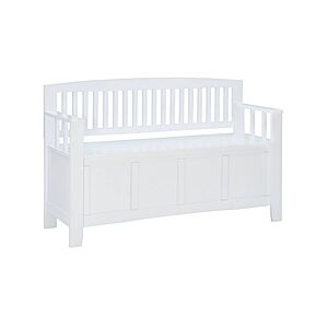 50" Linon Cynthia Solid Wood Storage Bench w/ Flip Top Lid (White) $104.99 + Free Shipping