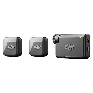 DJI Mic Mini Wireless Microphone (2 TX + 1 RX) $59 + Free Shipping