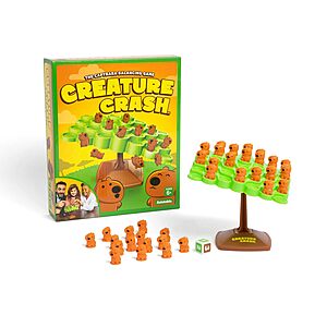 What Do You Meme? Creature Crash Capybara Balancing Game $6.49 + Free Shipping w/ Prime or on $35+