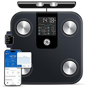 GE 8-Electrode Smart Bluetooth Digital Weight Scale $59.99 + Free Shipping