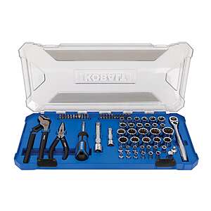 Kobalt 65 -Piece Metric and standard (SAE) Mechanics Tool Set with Hard Case | 53338 $41.97
