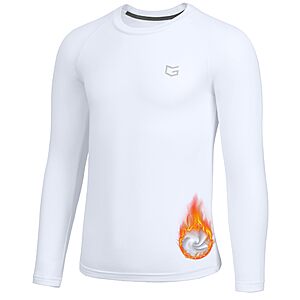 G Gradual Youth Boys Compression Thermal Shirt Long Sleeve $12.59
