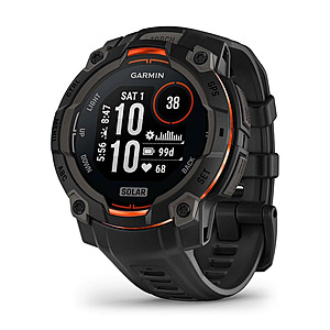 Sam's Club Members: Garmin Instinct 3 45 mm Solar Smartwatch $299 + Free S&H Plus Membersat Sam's Club