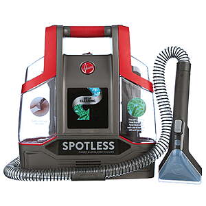 Hoover Spotless Portable Carpet & Upholstery Spot Cleaner Machine, for Carpet, Rugs, and Upholstery, 5 Oz. Pet Solution, Self Cleaning, FH11300 $65