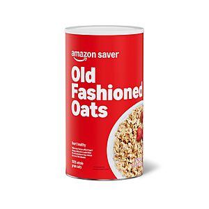 $3.19 S&S Amazon Saver, Whole Grain Old Fashioned Oats, 2.6 Lb