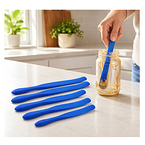 6-Piece Mad Hungry Silicone Skinny Spurtle Spatula Set $5 + Free Shipping