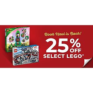 Barnes and Noble: 25% off select legos+ Double Stamps+ more