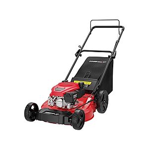 PowerSmart 21-Inch Gas Push Lawn Mower with OHV Engine, 3-in-1 (Bag/Mulch/Rear Discharge),6 Cutting Heights, Durable Steel Deck, Rear-Wheel Drive $224