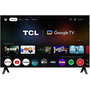 TCL Smart TV 32" Class Q21K Serie 720P HD QLED Quantum Dot with Google TV Bluetooth, FullView + Free Wall Mount $159.97
