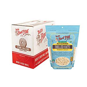 [SnS, AC] $8.99* | 4-Pack 16-Oz Bob's Red Mill Organic Old Fashioned Rolled Oats at Amazon
