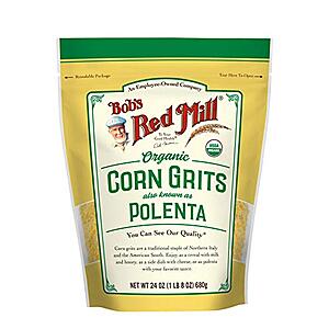 [AC] $3.38* | 24oz. Bob's Red Mill Organic Corn Grits (Polenta) at Amazon