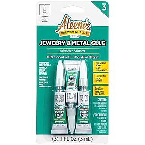 [AC] $2.87 | 3-Pack Aleene's Jewelry & Metal Glue at Amazon