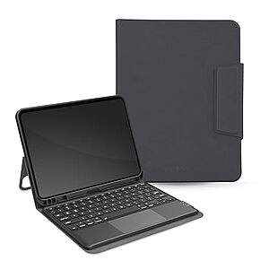 $32.02* | Incipio - Keyboard Folio for iPad Pro 12.9, Slim Protective Case with Magnetic Closure (Silver Gray) at Amazon