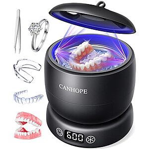 $8.99* | Ultrasonic Retainer Cleaner Machine at Amazon