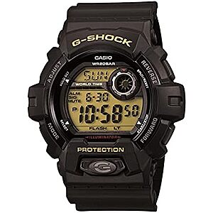 $81* | Casio Men's G8900-1CR G-Shock Digital Sport Watch (Black and Gold Resin) at Amazon