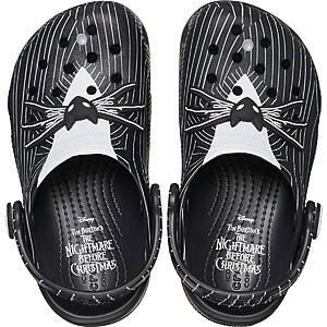 Crocs Toddler Nightmare Before Christmas Classic Jack Skellington Disney Clogs $20 + Free Shipping