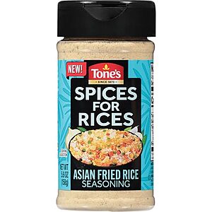 [SnS] $10.45 | 6-Pack 5.6-Oz Tone's Spices for Rices (Asian Fried Rice) at Amazon ($1.74 each)