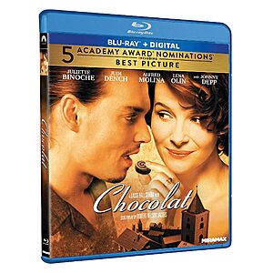 Chocolat Blu Ray $6.49 Amazon.com