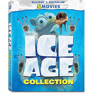 Ice Age Collection (5 Movies) (Blu-ray + Digital) $18.53 Walmart.com