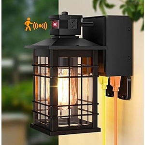 Motion Sensor Porch Light with GFCI outlets