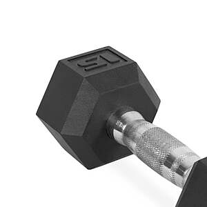 $7.44 FS WALMART+ CAP Barbell, 5lb Rubber Hex Dumbbell, Single  + Many Other Options