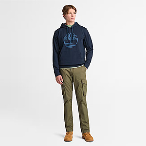 Timberland Extra 30% Off: Men's Northwood Tree Logo Hoodie (Dark Sapphire, Sizes: S-XXL) $20.99 + F/S on Orders $75+