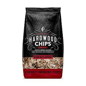 Fire & Flavor Premium All Natural Hardwood Smoking Chips, Works with All Grills, various style, w/S&S +FS w/Prime, from $6.64