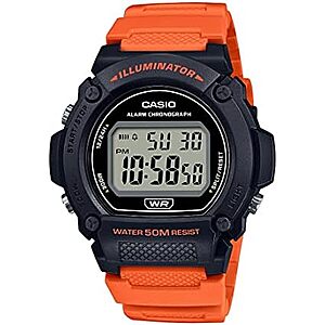 $17.97* | Casio Men's W219H Series Digital Watch at Amazon