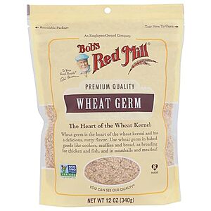 [AC] $2.17* | 12-Oz Bob's Red Mill Wheat Germ at Amazon