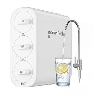 GLACIER FRESH GFU06 0.01μm Ultra Filtration Under Sink Water Filter System $97.43
