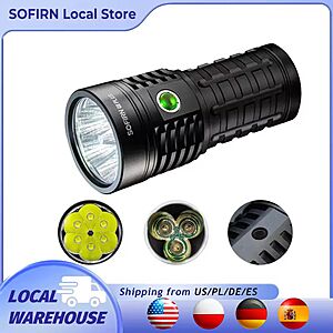 Sofirn Q8 Plus 16000LM XHP50B LED Rechargeable Flashlight 6000K-6500K $44.7 + Free Shipping
